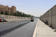 تکمیل ساخت و ایجاد یک معبر جدید در شمال شرق تهران
