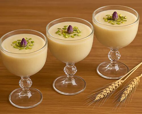 روش تهیه مهلبیه یا پودینگ عربی ؛ سریع ترین و خوشمزه ترین دسر مجلسی