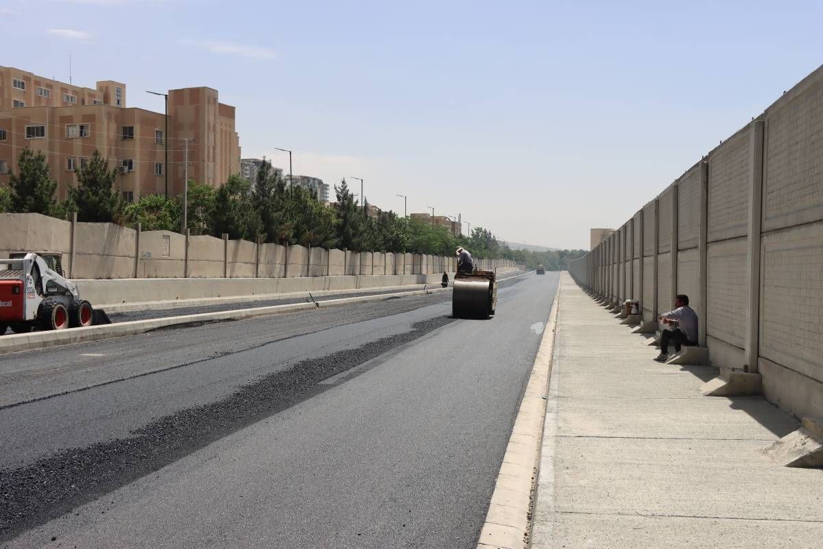 تکمیل ساخت و ایجاد یک معبر جدید در شمال شرق تهران