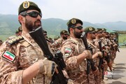 دست دادن جالب دو نظامی ارشد ایران و آذربایجان در نقطه صفر مرزی