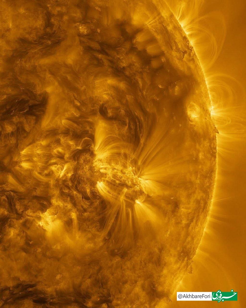 حیرت‌انگیزترین و نزدیک‌ترین تصاویر از خورشید