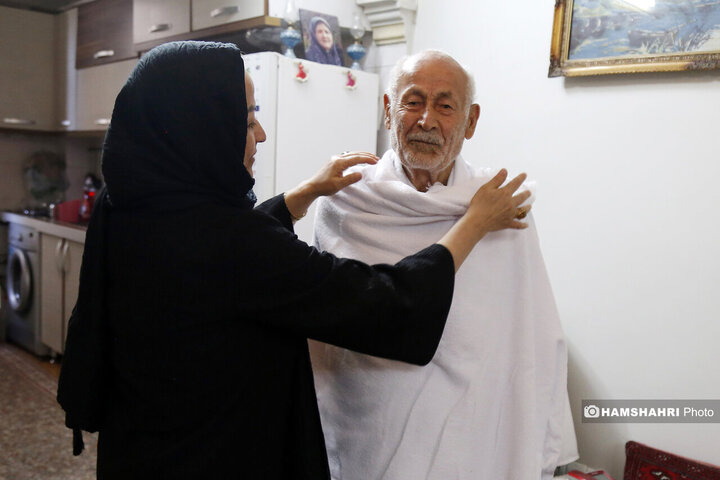 کهنسال ترین زائر حج در استان تهران