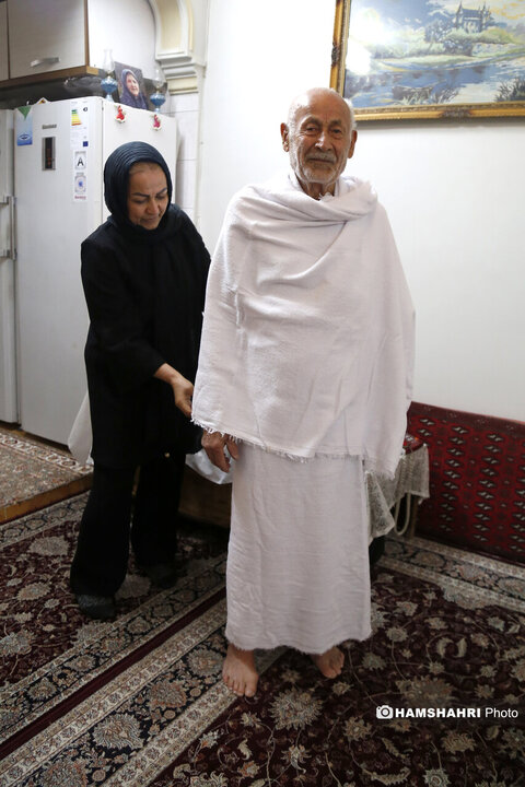 کهنسال ترین زائر حج در استان تهران