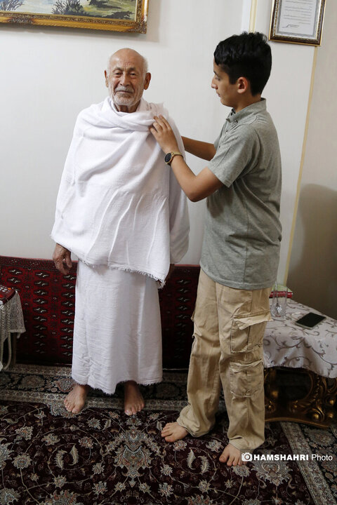 کهنسال ترین زائر حج در استان تهران
