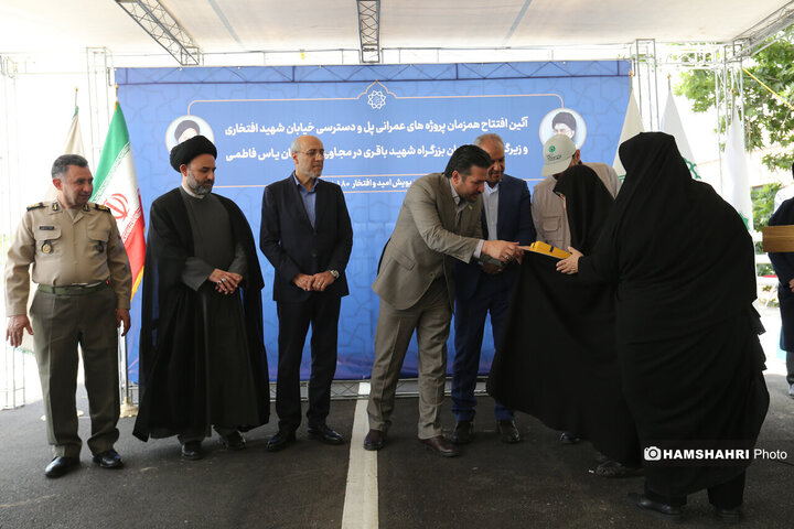 پویش امید وافتخار،افتتاح پروژه های پل ودوربرگردان افتخاری