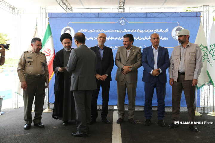 پویش امید وافتخار،افتتاح پروژه های پل ودوربرگردان افتخاری