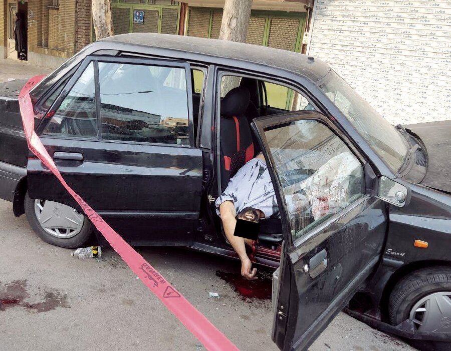 تصاویر ۱۸+ | مرگ یک سارق شبرو با شلیکهای پلیس