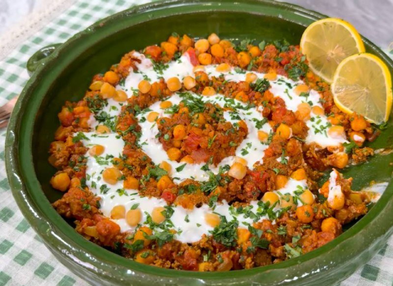 طرز تهیه بیجبیج نخود، یکی از غذاهای محلی شمال ایران