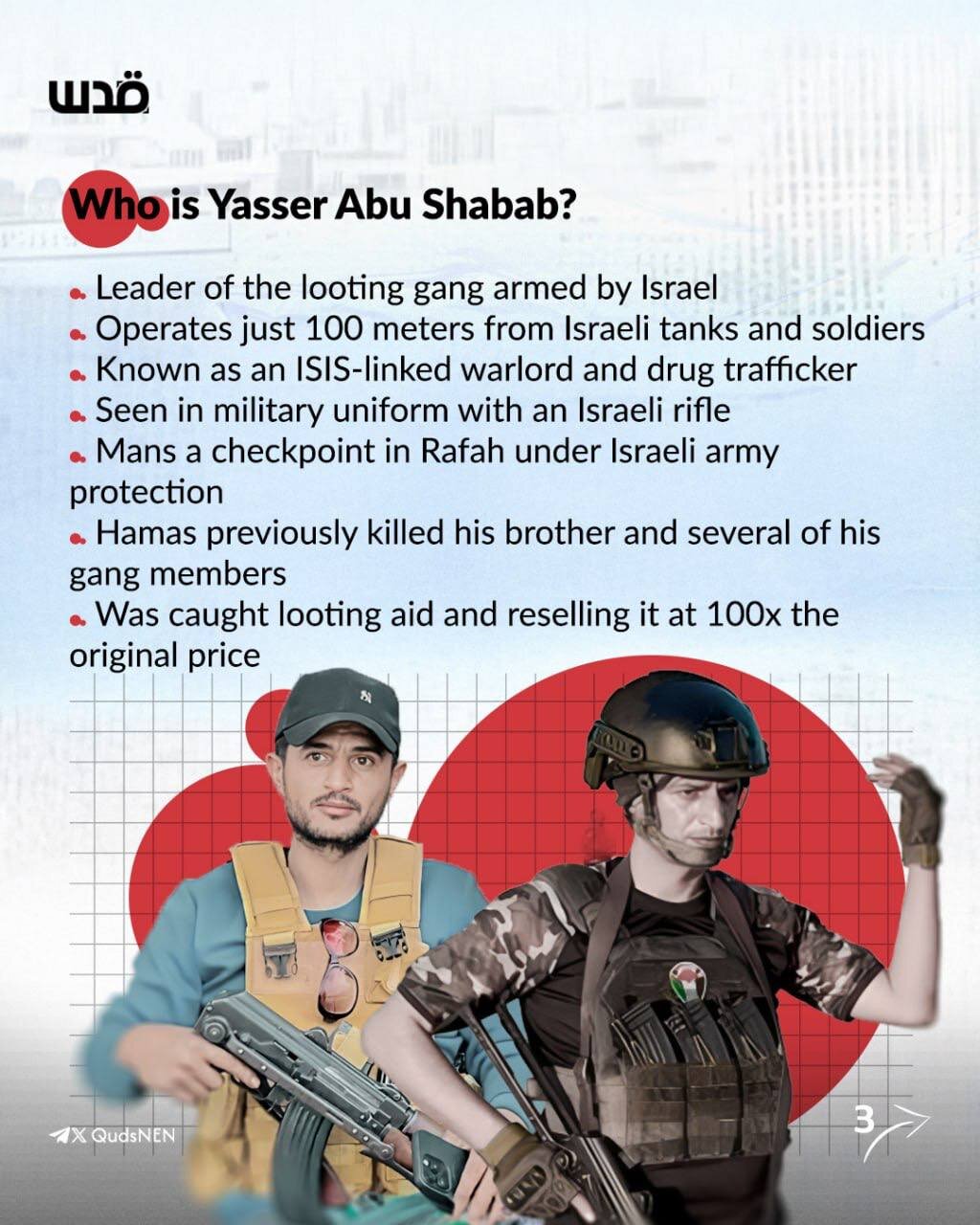 یاسر ابوشباب راهزن غزه کیست؟