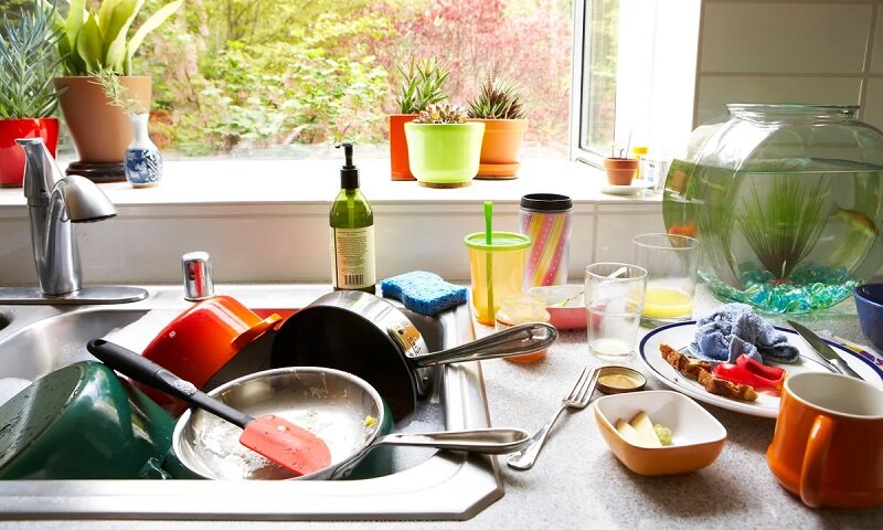 اگر شب ظرفها را نشوئیم چه اتفاقی میافتد؟