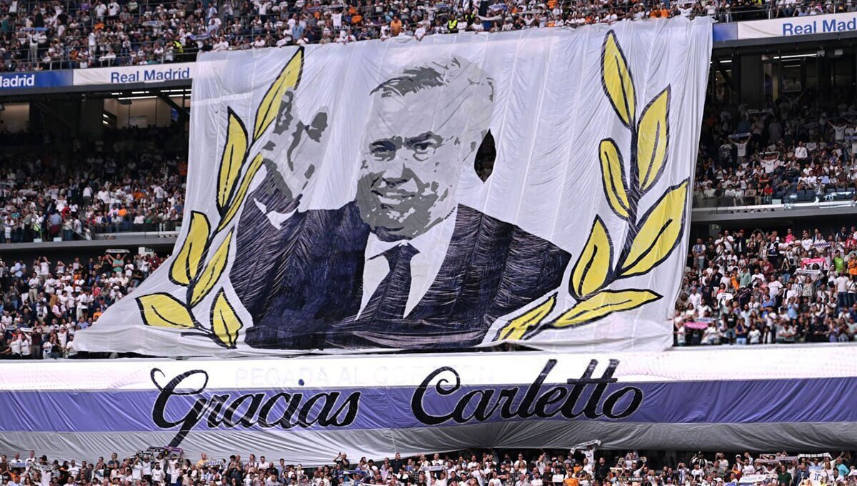 ادای احترام ویژه رئالیها به آنچلوتی و بنزما