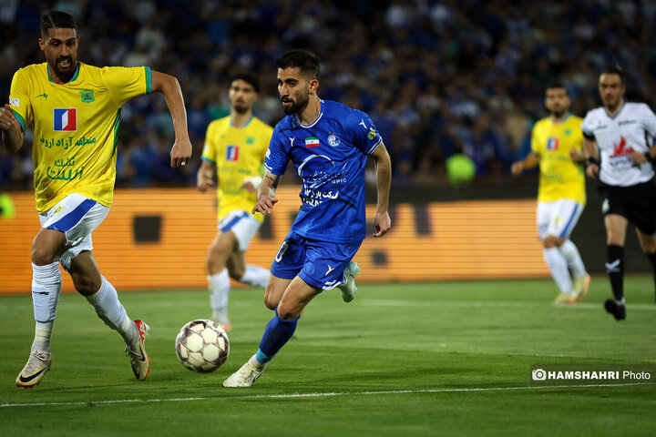 تصاویر بازی استقلال 2-0 صنعت نفت آبادان| صعود آبی‌ها به فینال جام حذفی