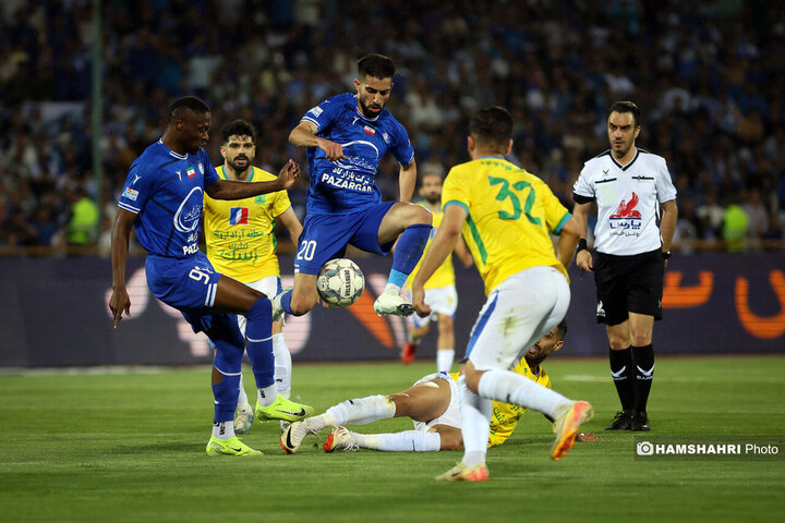 تصاویر بازی استقلال 2-0 صنعت نفت آبادان| صعود آبی‌ها به فینال جام حذفی