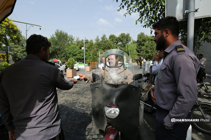 ساماندهی موتورسیکلت و چرخ دستی های بازار