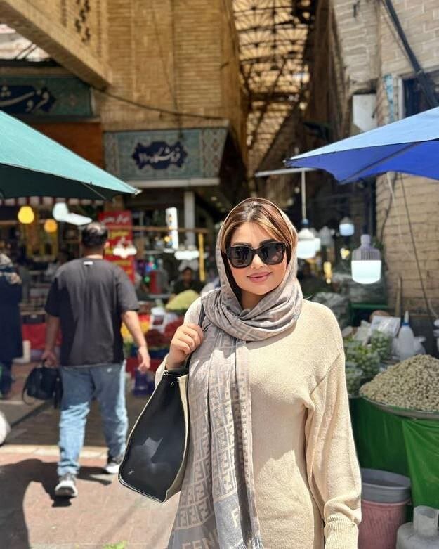 تهرانگردی هدیل علیان مجری سرشناس عرب پس از مصاحبه با عراقچی | تصاویر