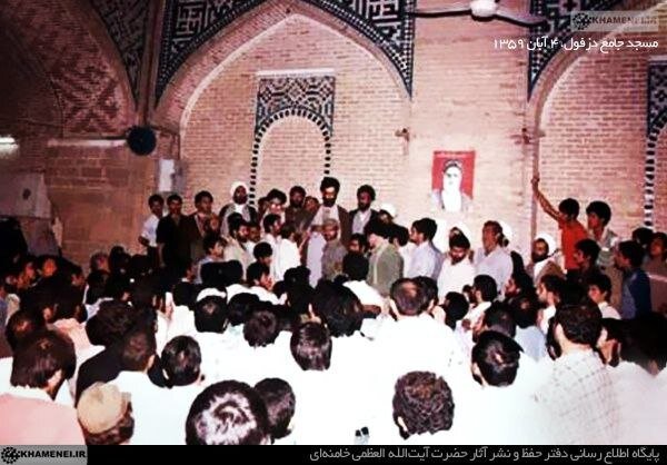 حضور رهبر معظم انقلاب در دزفول در روزهای موشک‌باران | تصاویر