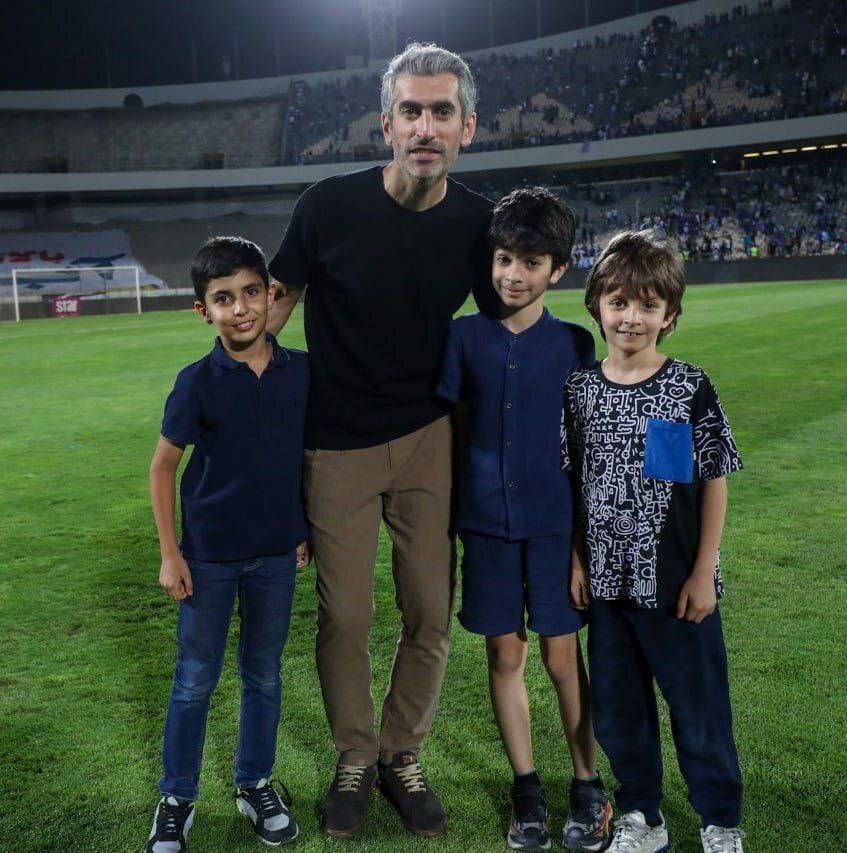 جشن پدر فرزندی جباری در آزادی | عکس