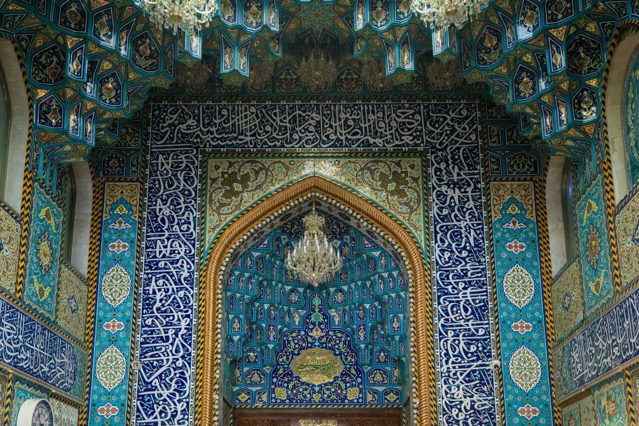 ایرانیان در بارگاه حضرت عباس (ع) گل کاشتند | تصاویر درخشش هنر ایرانی در بارگاه حضرت عباس (ع) | تصاویر