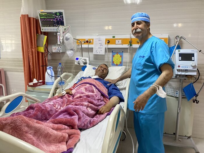 تصاویر جدید از بیماری که پزشکیان عمل کرده بود