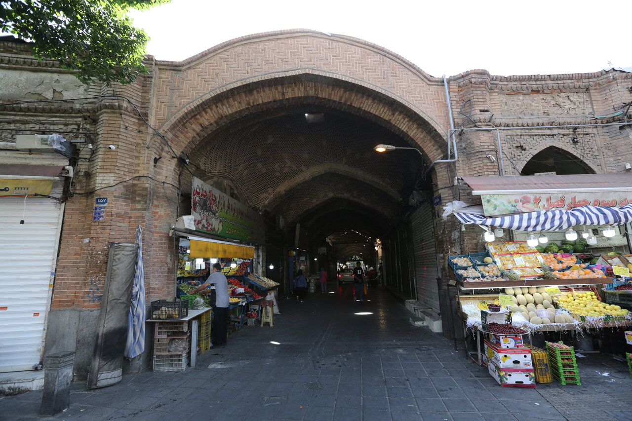 بازاری قجری در تهران که هنوز هم رونق دارد