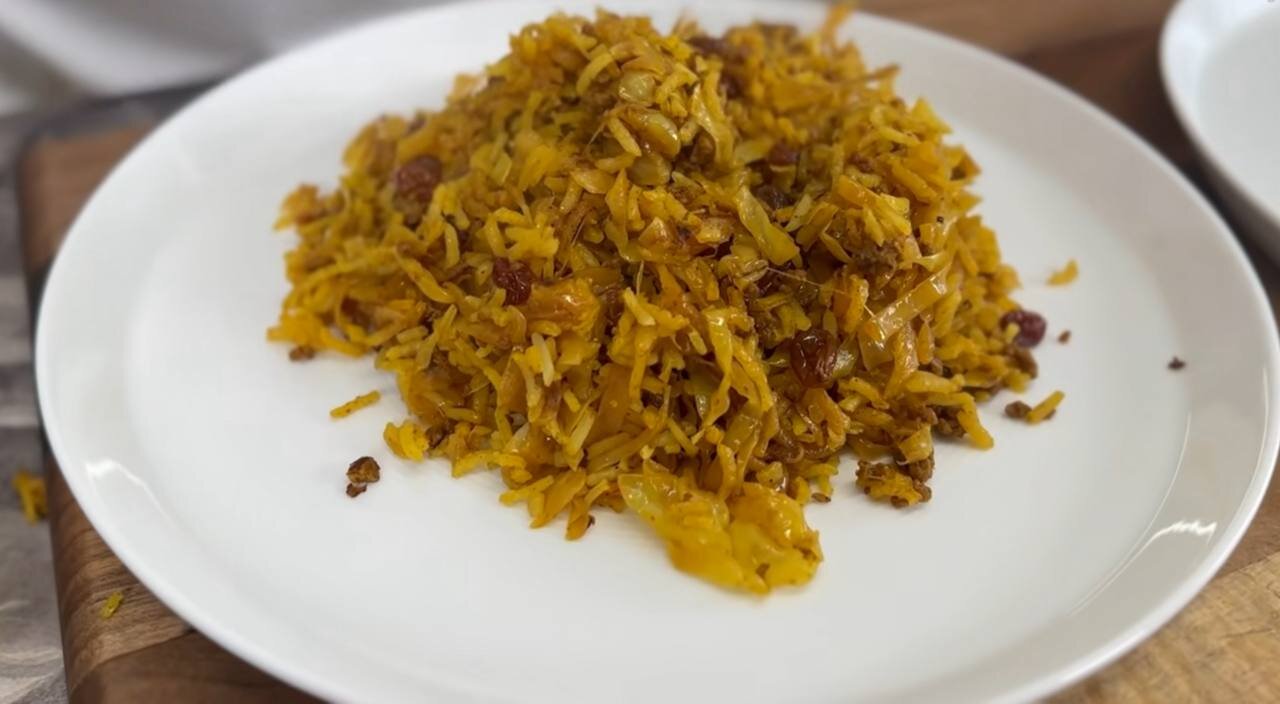 طرز تهیه کلم پلوی مجلسی با ترفندهای خاص