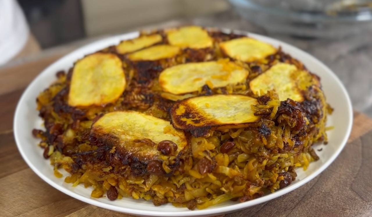 طرز تهیه کلم پلوی مجلسی با ترفندهای خاص