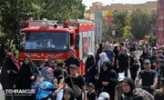 آتش‌نشانی تهران در خدمت زائران اربعین