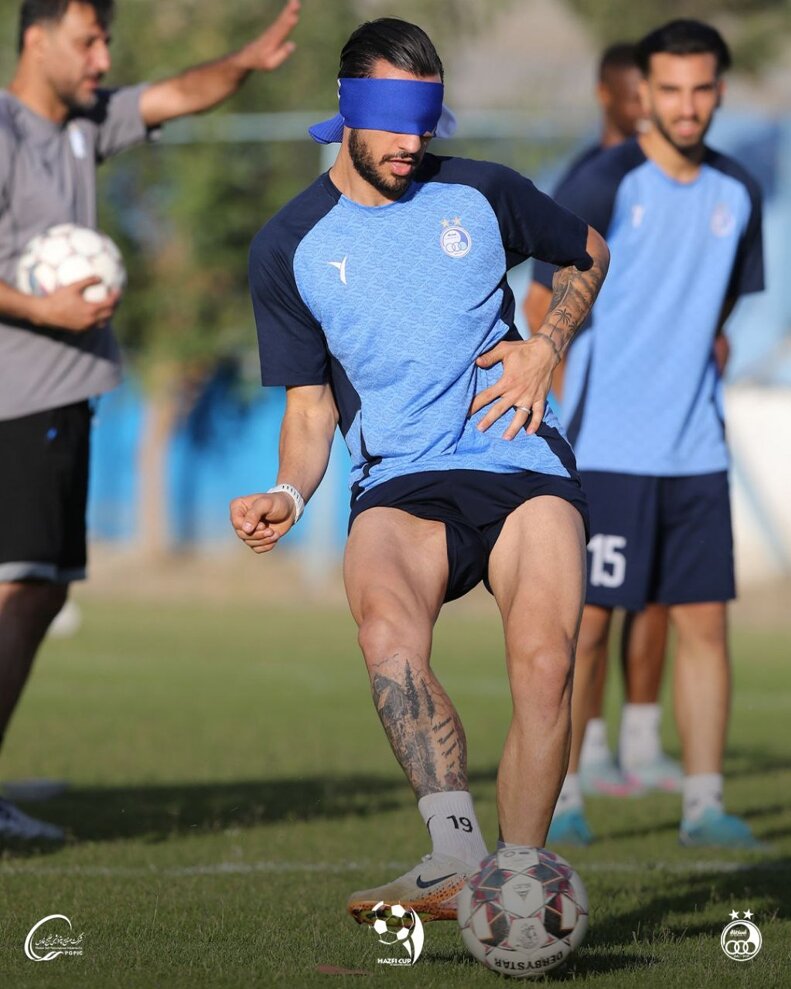 تمرین عجیب استقلال با هدف تقویت روحیه! + عکس