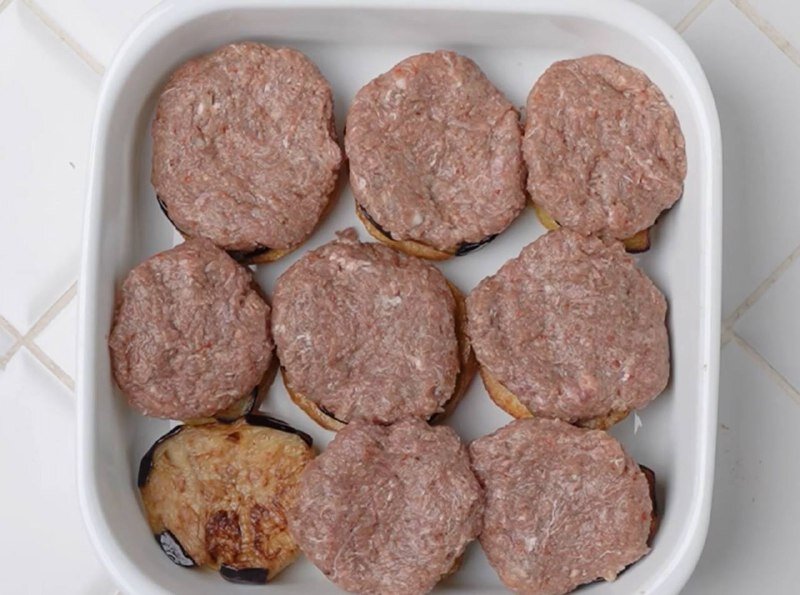 خوراک گوشت و بادمجان