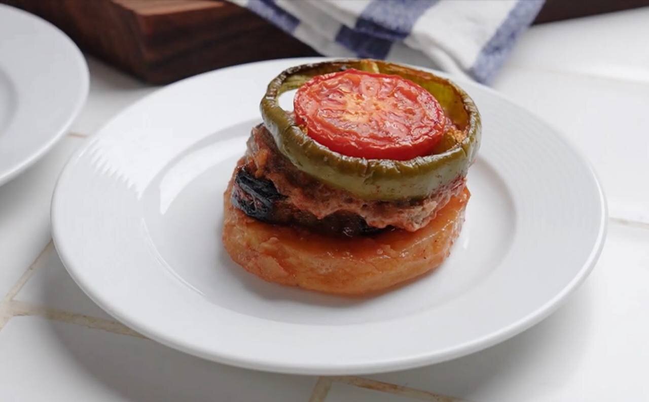 طرز تهیه خوراک گوشت و بادمجان ترکیه ای بسیار لذیذ