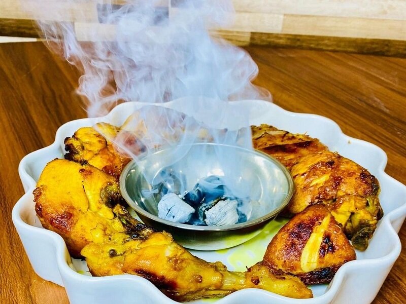 ران مرغ دودی ؛ طعمی جدید و خوشمزه بدون منقل و آتش