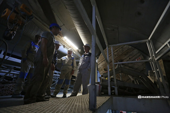 بازدید از روند اجرایی پروژه عمرانی احداث خط ۱۰ متروی تهران