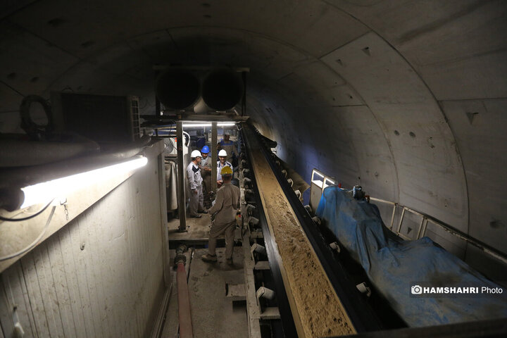 بازدید از روند اجرایی پروژه عمرانی احداث خط ۱۰ متروی تهران