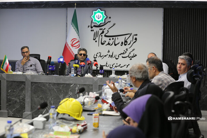 بازدید از روند اجرایی پروژه عمرانی احداث خط ۱۰ متروی تهران