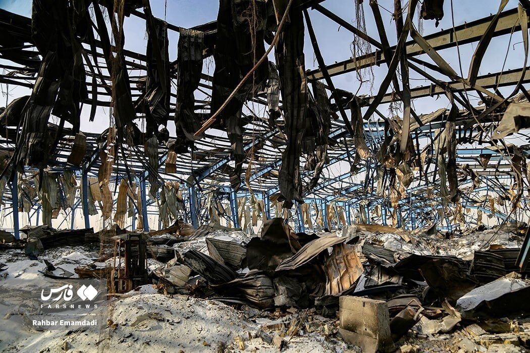 بندر شهید رجایی یک ماه بعد از آتش‌سوزی | تصاویر