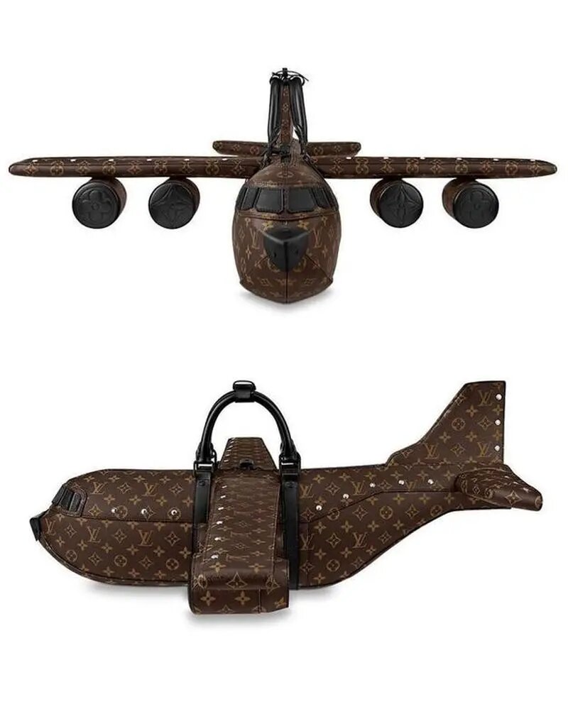 کیف دستی که از هواپیمای واقعی گرانتر است! + تصاویر