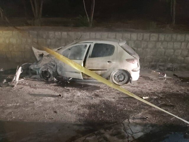 مرگ هولناک کودک ۱۰ ساله در خودرو شعلهور + عکس