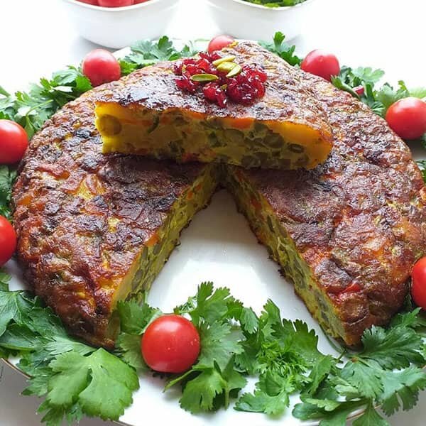 طرز تهیه کوکوی لوبیا سبز هفت پیکر تبریز ؛ یک تجربه متفاوت از طعم کوکو