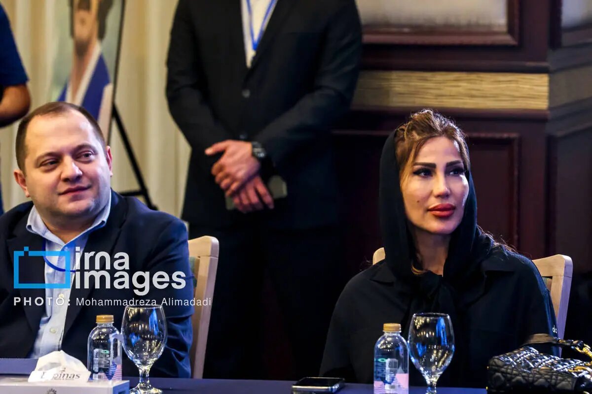 سوفیا مکرمتی در مراسم معارفه همسرش کلارنس سیدورف + ویدئو