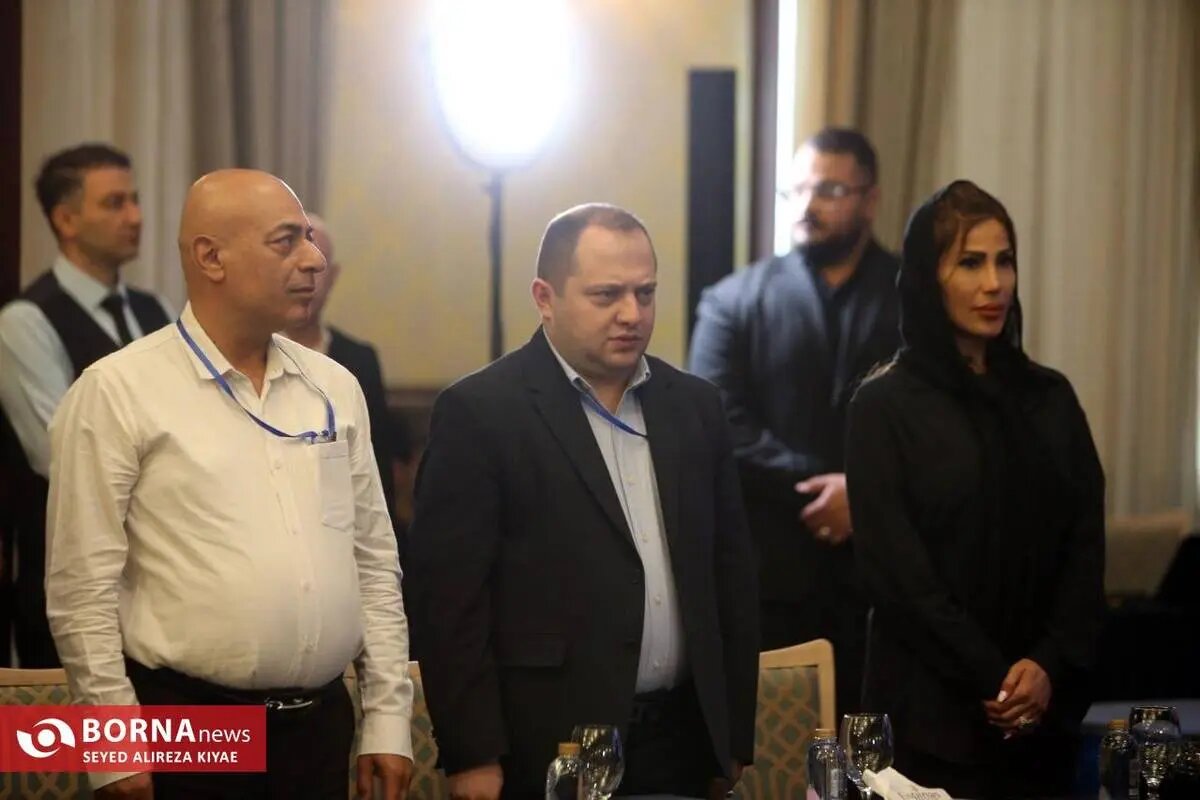 سوفیا مکرمتی در مراسم معارفه همسرش کلارنس سیدورف + ویدئو