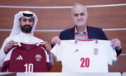 ایران مقابل قطر سفیدپوش شد
