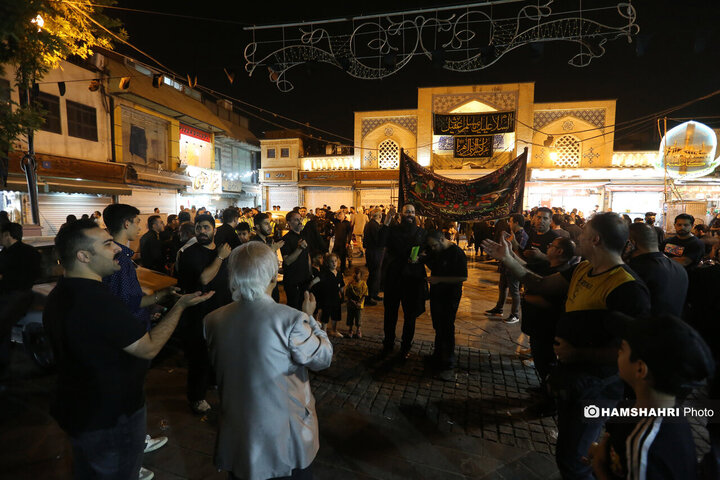 مراسم عزاداری ایام مسلمیه در حرم مطهر حضرت عبدالعظیم(ع)