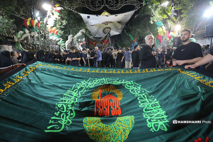 مراسم عزاداری ایام مسلمیه در حرم مطهر حضرت عبدالعظیم(ع)