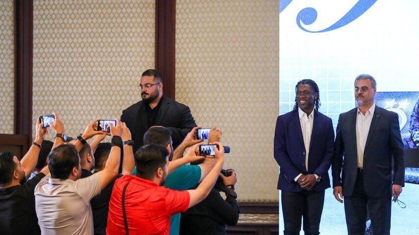 تصاویری از سیدورف با بادیگارهایش در تهران