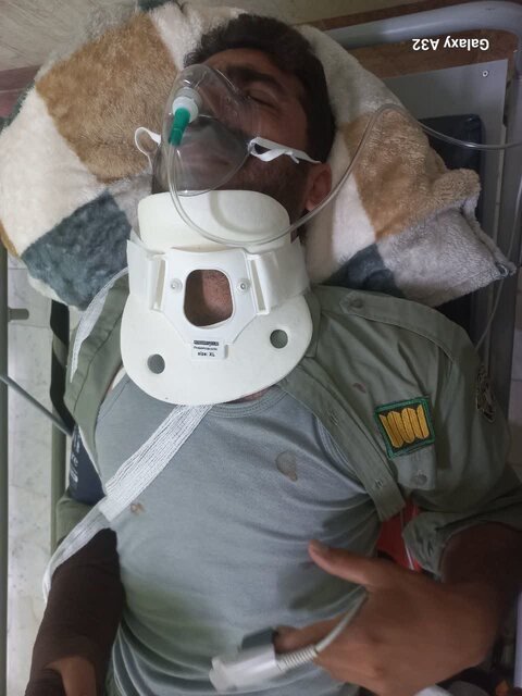 حمله بیرحمانه به محیط بان میاندشت + عکس ؛ دامدار متخلف با چوب به سر، صورت و بدن او ضربه شدید زد