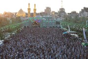 امروز؛ حال و هوای بین الحرمین در کربلای معلی در عید قربان | تصاویر