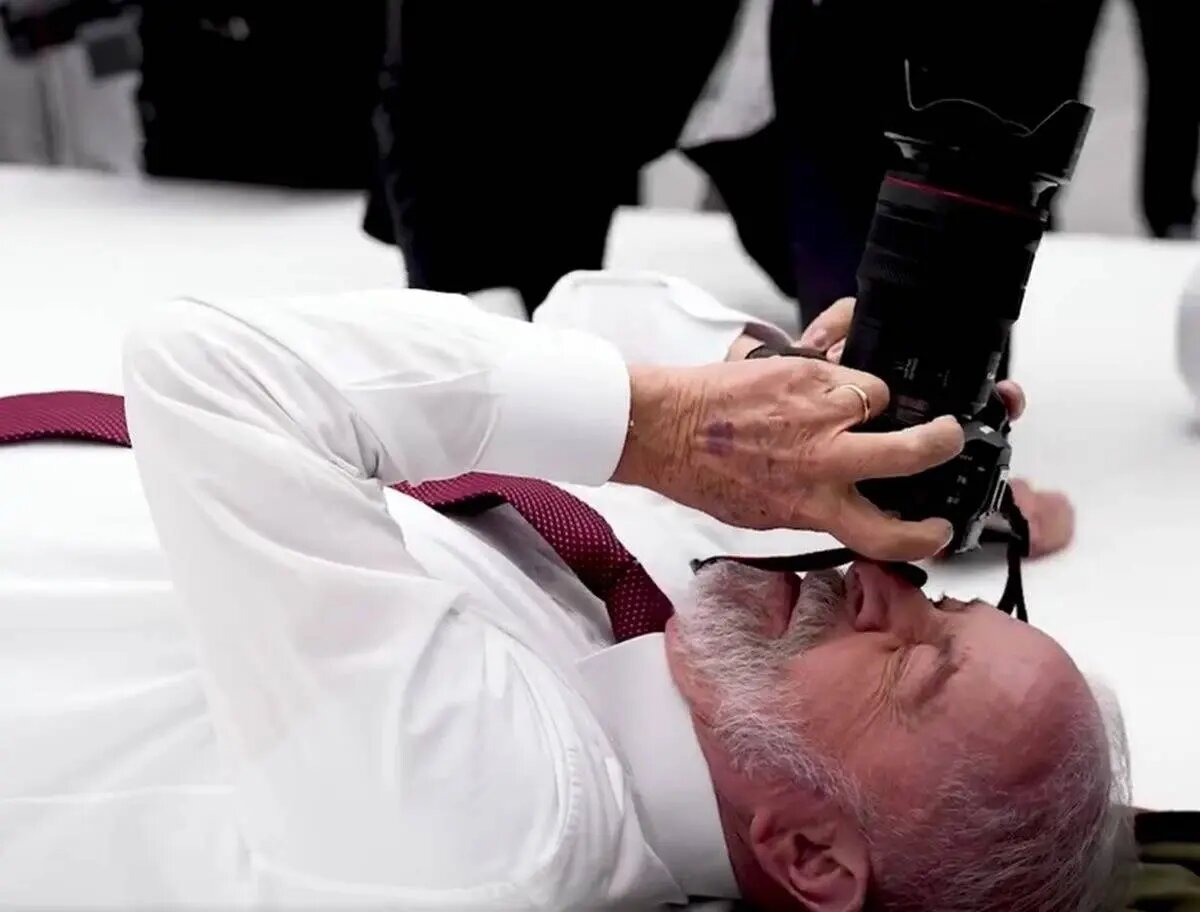 حرکت آکروباتیک رئیس جمهور ۸۰ ساله برزیل | تصاویر