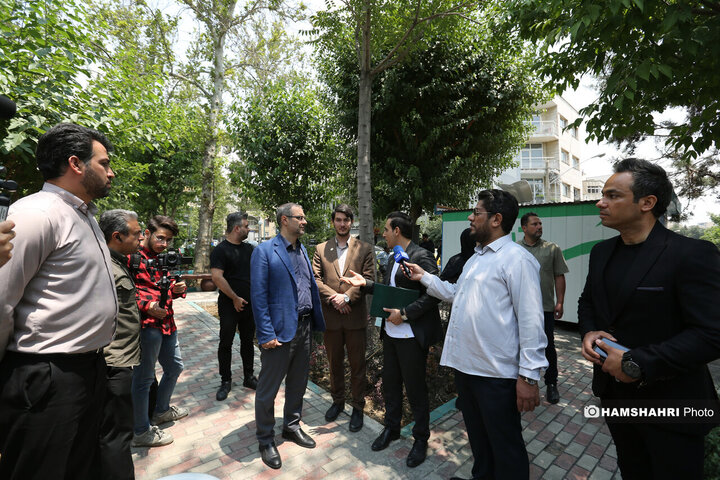 بهره برداری از اولین میدانگاه محیط زیستی شهر تهران و 24 پروژه خدمات شهری فضای سبز و محیط زیستی