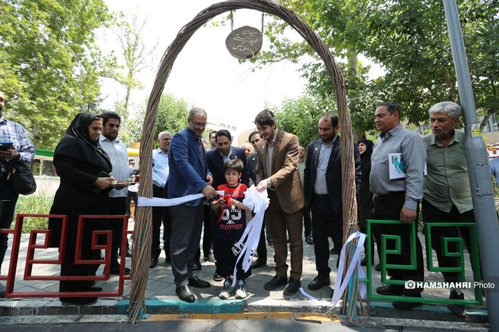 بهره برداری از اولین میدانگاه محیط زیستی شهر تهران و 24 پروژه خدمات شهری فضای سبز و محیط زیستی