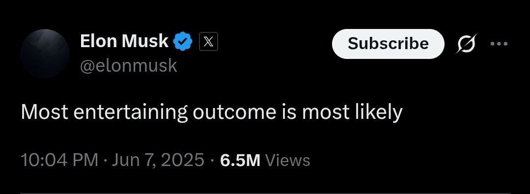 بازی جدید ایلان ماسک شبکه های اجتماعی را منفجر کرد + عکس | رمزگشایی یک جمله مرموز مردم آمریکا را در تب و تاب انداخت